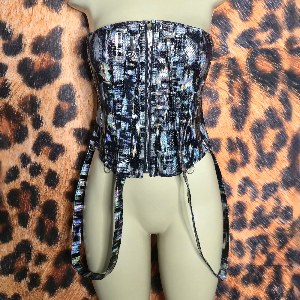 Envision Me In Black Strappy Corset